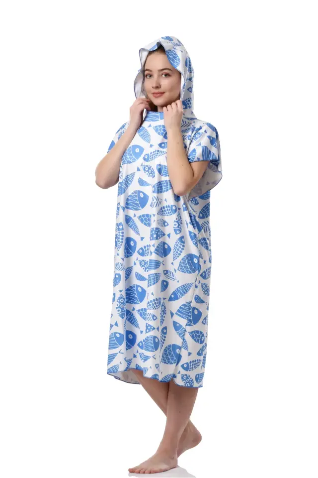 Balık Desenli Surf Ve Dalış Pançosu(TEK BEDEN&KALIP)