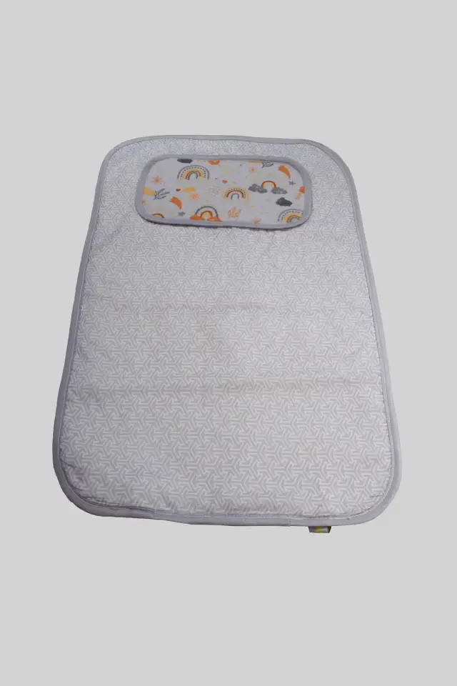 Bebek Alt Açma Minderi Bakım Pedi Örtüsü Gökkuşağı Desen