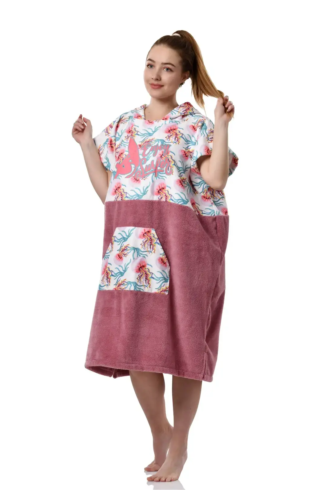 Denizanası Temalı Surf Ve Dalış Pançosu & Sörf Panço(TEK BEDEN&KALIP)