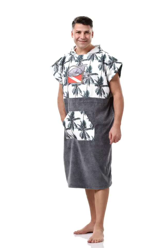 Köpekbalığı Temalı Surf Ve Dalış Pançosu & Sörf Panço(TEK BEDEN&KALIP)