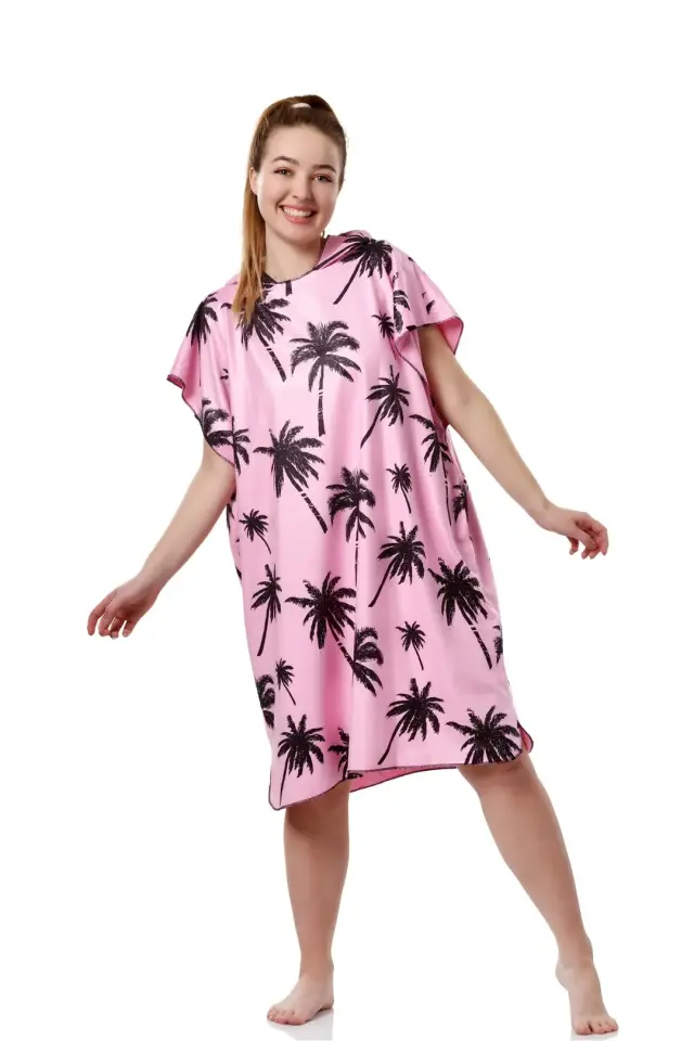 Palmiye Desenli Surf Ve Dalış Pançosu(TEK BEDEN&KALIP)