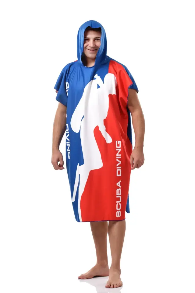 Scuba Dalış Temalı Surf Ve Dalış Pançosu & Sörf Panço(TEK BEDEN&KALIP)