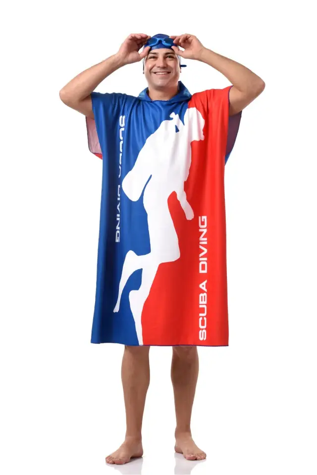 Scuba Dalış Temalı Surf Ve Dalış Pançosu & Sörf Panço(TEK BEDEN&KALIP)