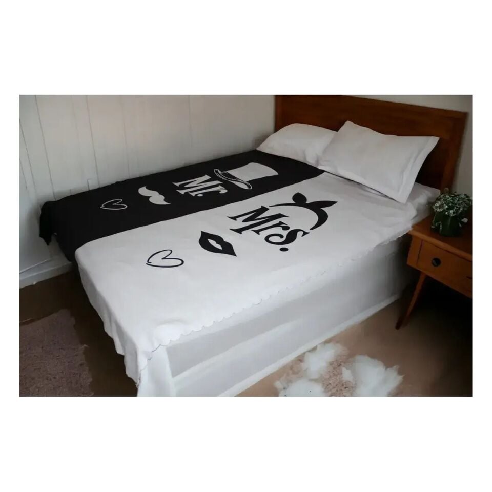 Sevgililer Günü Mr Mrs Polar Battaniye