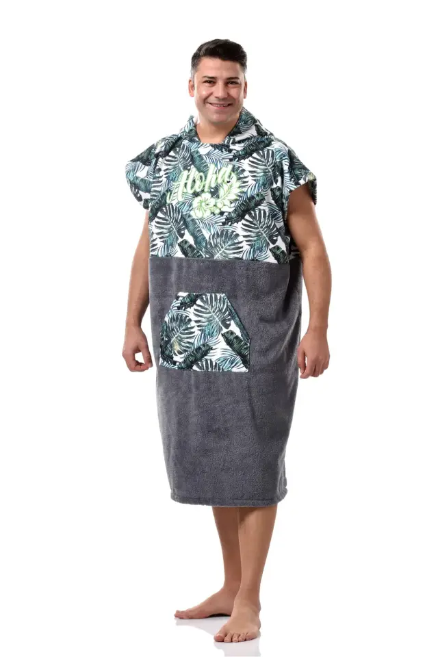 Yaprak Temalı Surf Ve Dalış Pançosu & Sörf Panço(TEK BEDEN&KALIP)