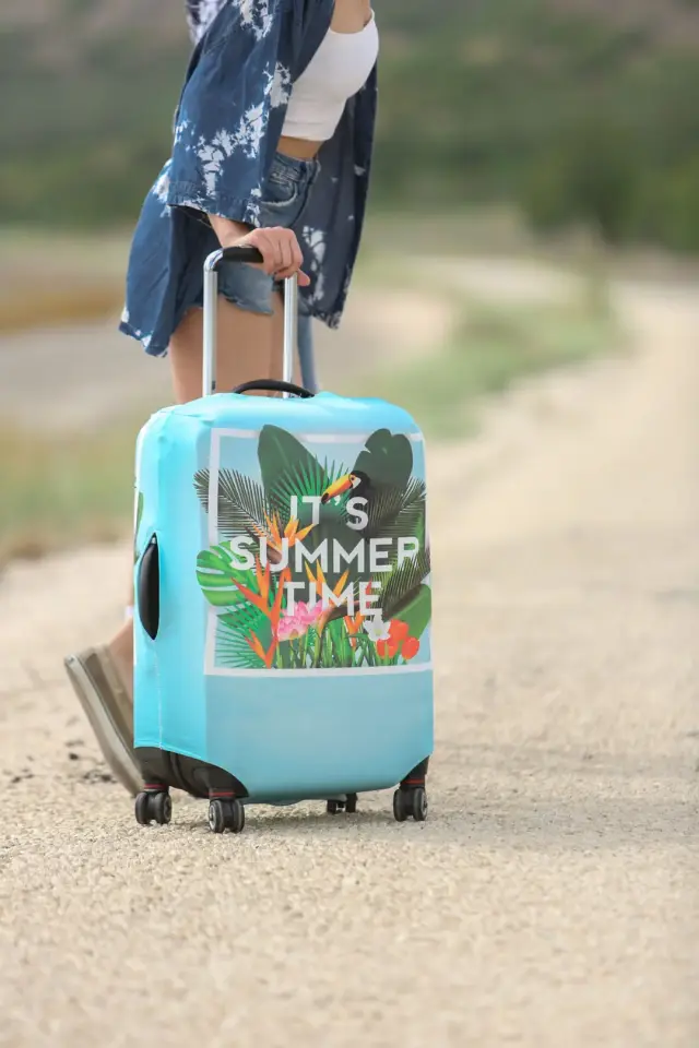 Valiz Bavul Koruyucu Giydirilebilir Kılıf