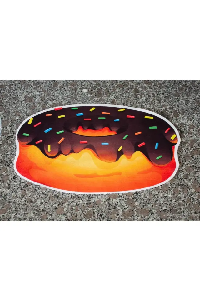 3'lü Donut Tasarımlı Mikrofiber Mutfak Havlusu, Temizlik Bezi, Bulaşık Matı, El Havlusu çok renkli