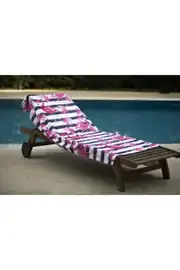 Flamingo Desenli Plaj Havlusu koyupembe - 70 x 140