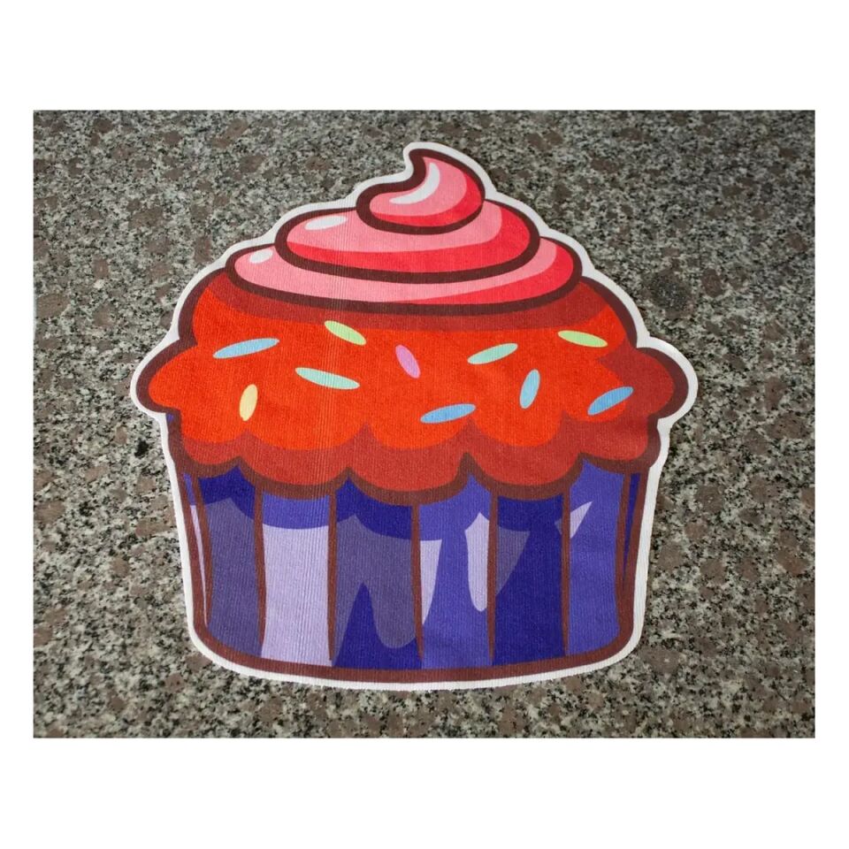 3’lü Cupcake Desenli Mikrofiber Mutfak Havlusu