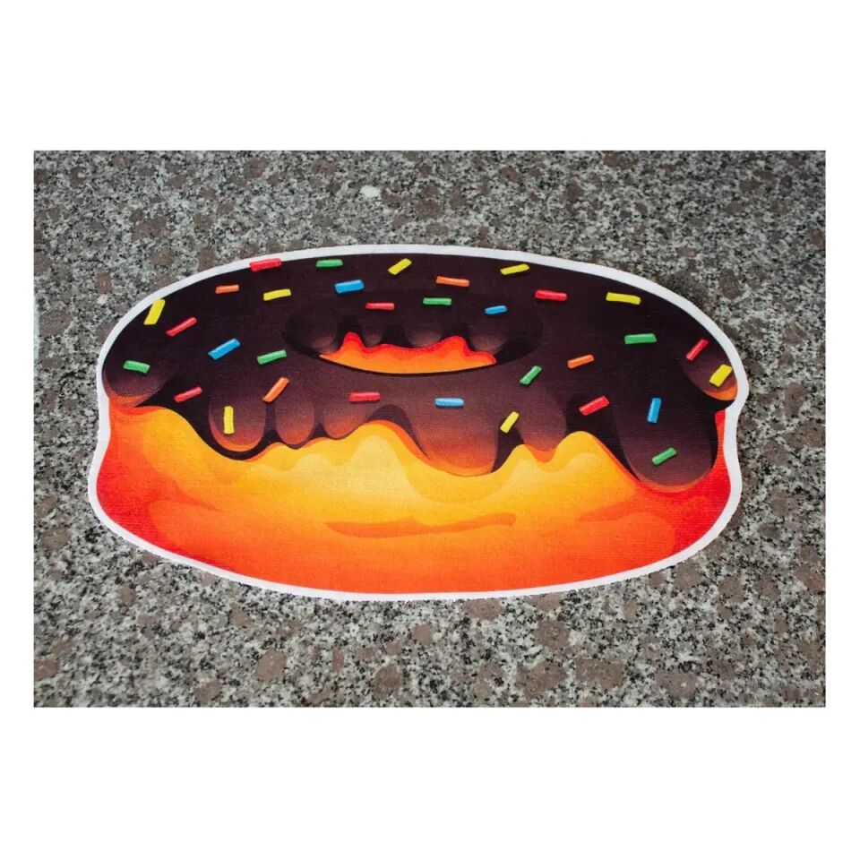 3’lü Donut Desenli Mikrofiber Mutfak Havlusu