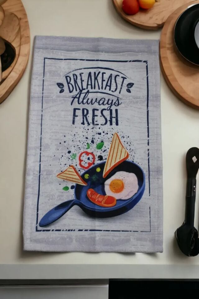 Dijital Baskılı 3’lü Mutfak Havlusu 30x50 cm