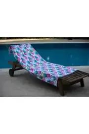 Pembe Ananas Desenli Plaj Havlusu