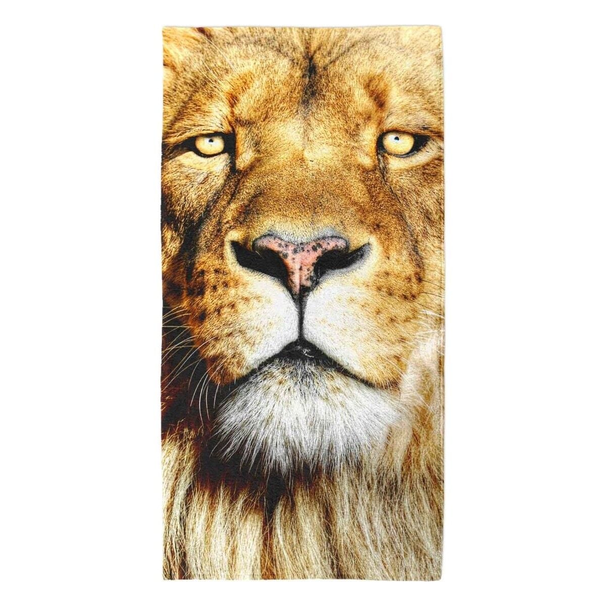 Aslan Desenli Plaj Havlusu 70x140cm