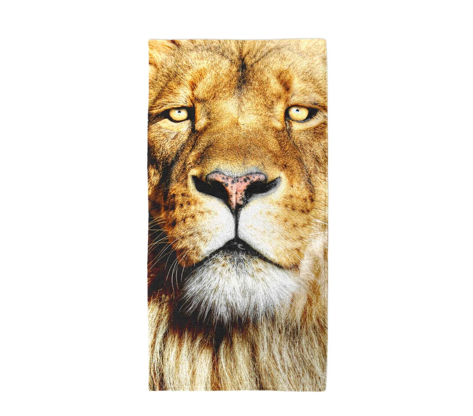 Aslan Desenli Plaj Havlusu 70x140cm